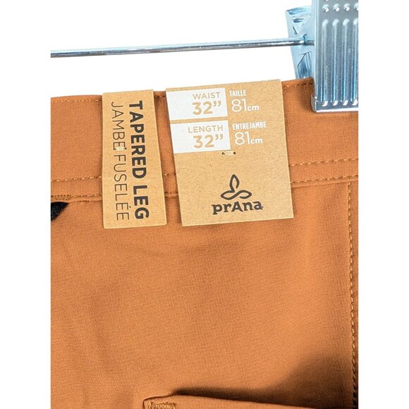 Prana Pants Mens 32x32 Clay Wonderland Rocks Belted Hiking Pant NWT $120 - Picture 4 of 5